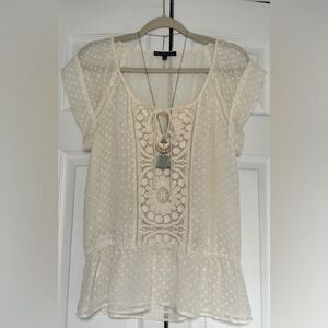 Daniel Rainn gorgeous sheer top!